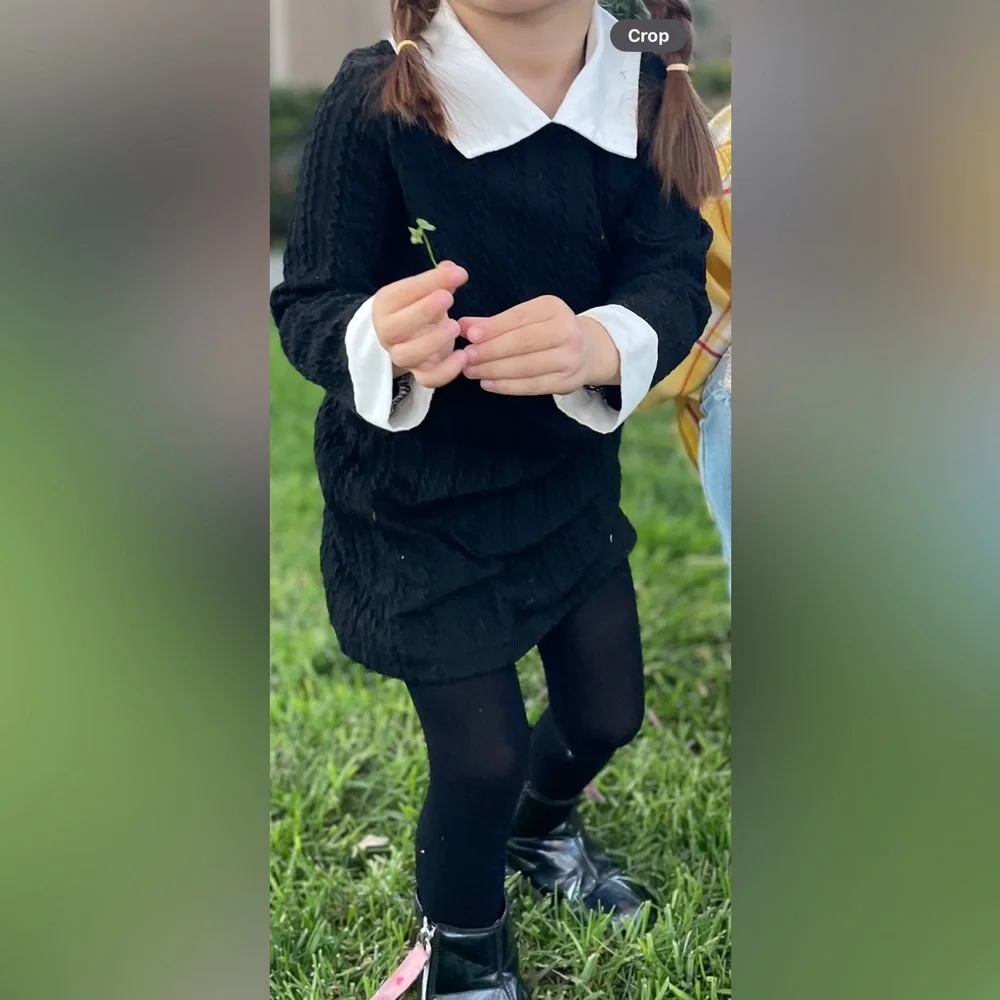 Wednesday Addam’s Costume |  Toddler 3-4T